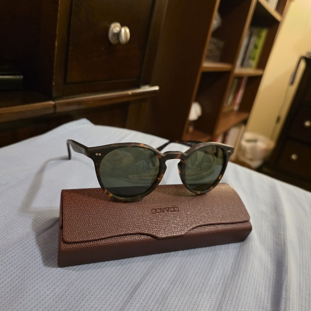 Oliver Peoples Romare Sun in Semi-Matte Sable Tortoise